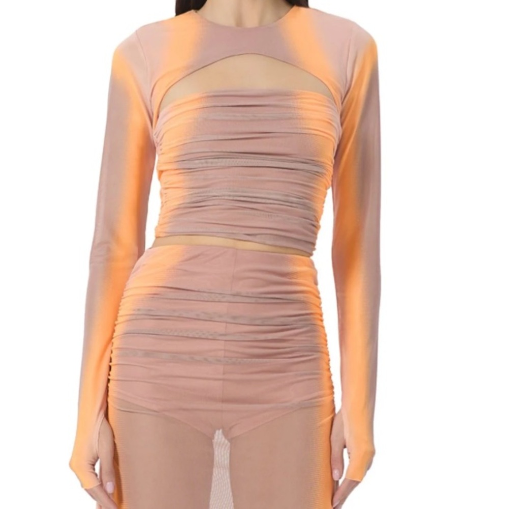 ASTR Julie Top | Orange Linear